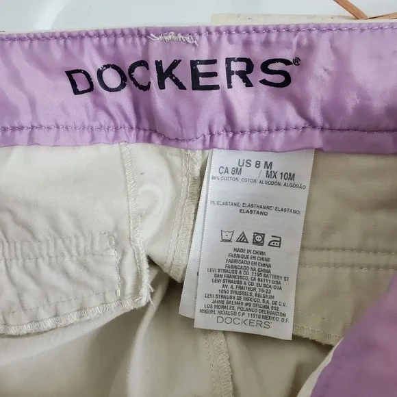 DOCKERS | Khaki Straight Leg Trouser Pant 8 - Picture 6 of 6